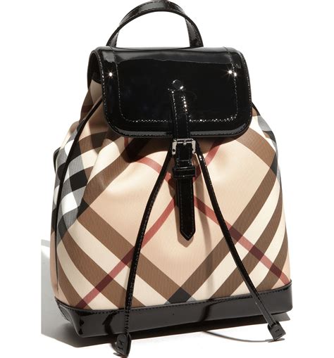 backpack female burberry|Burberry vintage backpack.